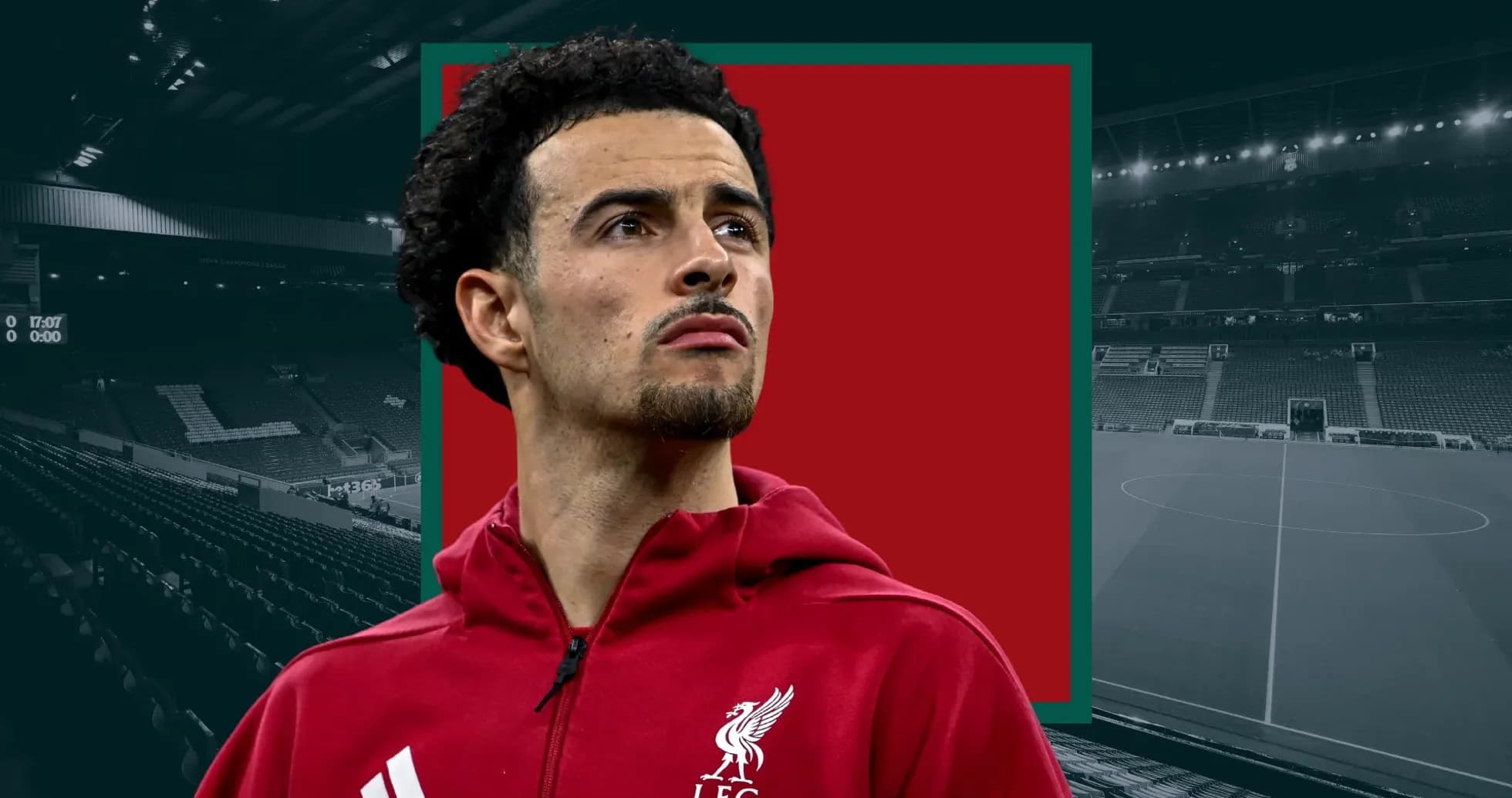 Jugador de Liverpool en el estadio antes del partido