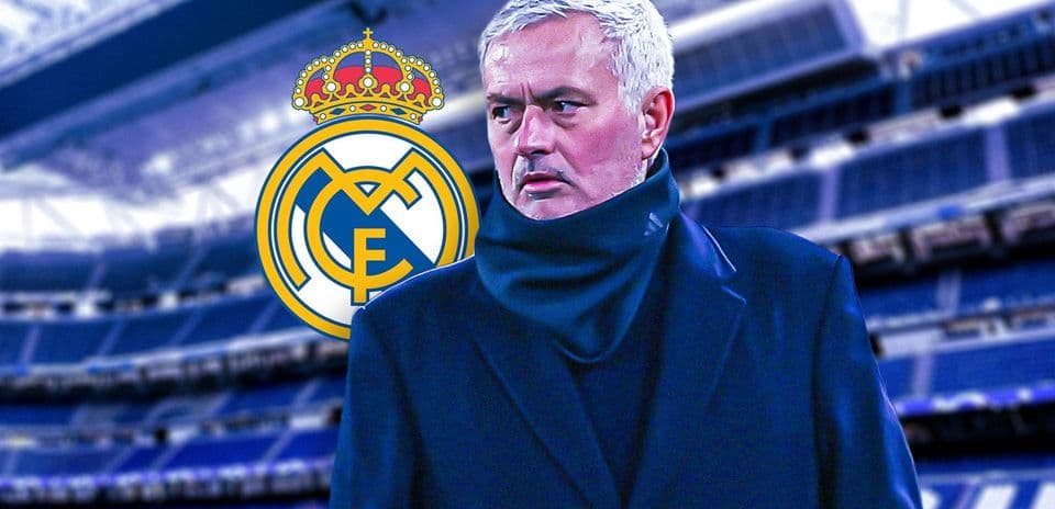 Entrenador en el estadio del Real Madrid