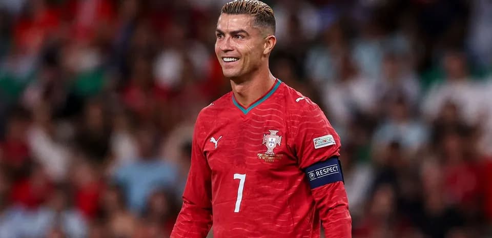 Cristiano Ronaldo jugando con la selección de Portugal