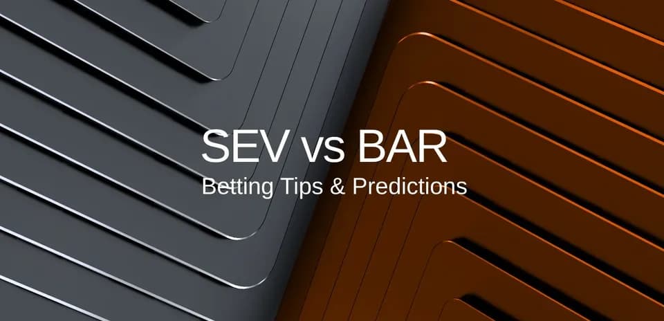 Gráfico de apuestas para SEV contra BAR