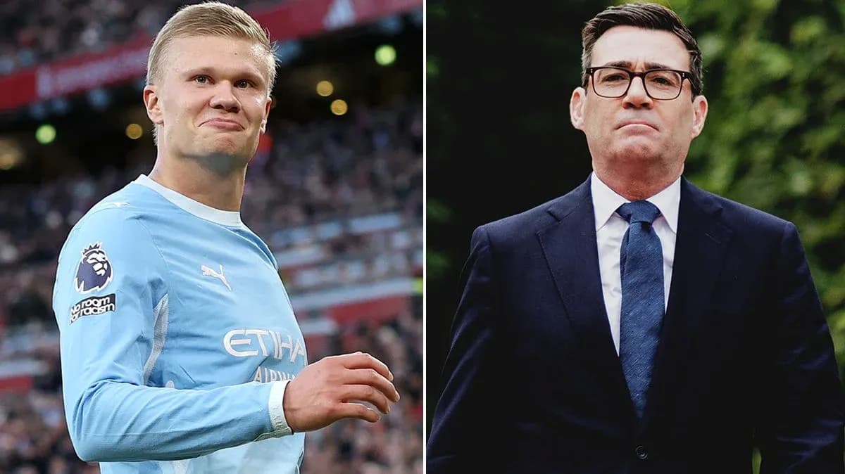 Jugador de fútbol y político en retratos separados