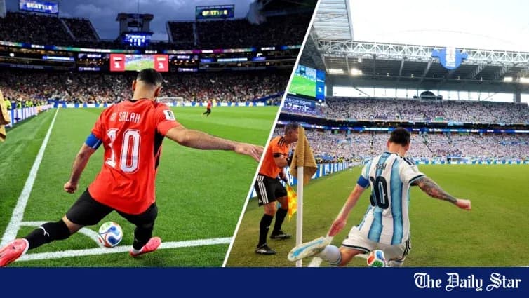 Jugadores ejecutando tiros de esquina en partidos