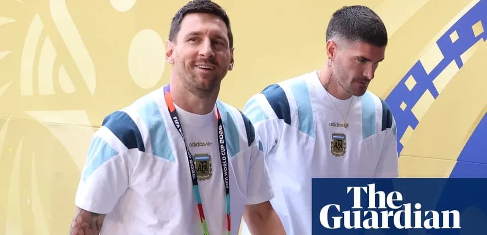 Jugadores de Argentina llegando a un evento deportivo