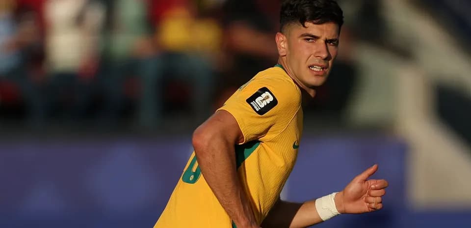 Jugador australiano corriendo durante un partido