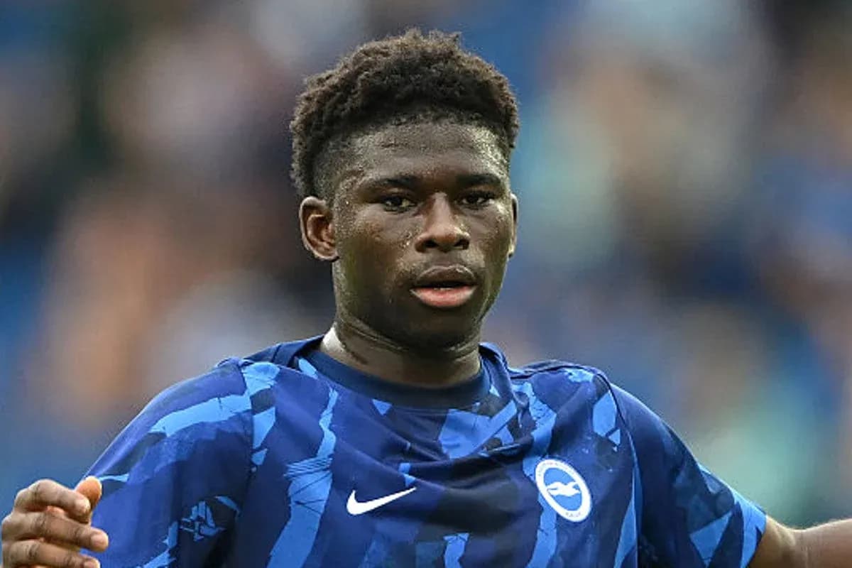 Jugador de Brighton en acción durante un partido