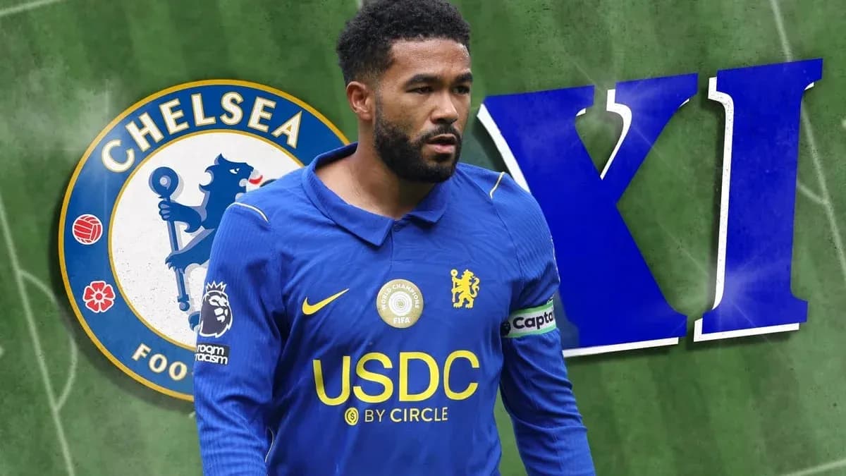Jugador de Chelsea con uniforme y banda de capitán