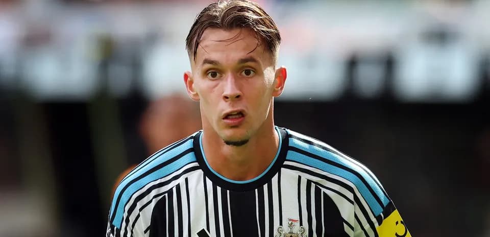 Jugador de Newcastle United durante un partido