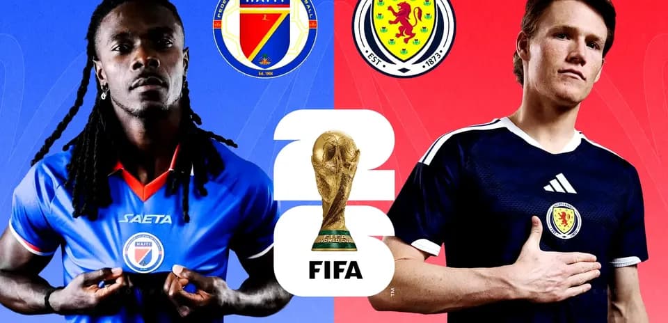 Jugadores de Haití y Escocia para la Copa Mundial