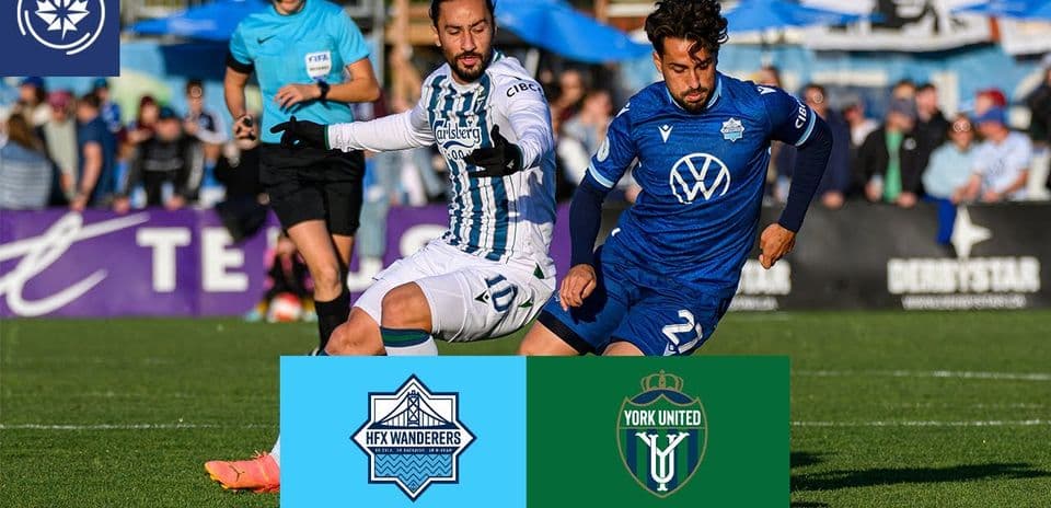 HFX Wanderers FC contra York United en el campo