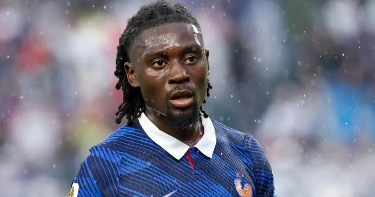 Jugador de Francia en acción durante un partido