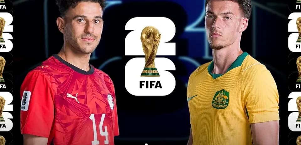 Jugadores de Australia y Egipto para la Copa del Mundo