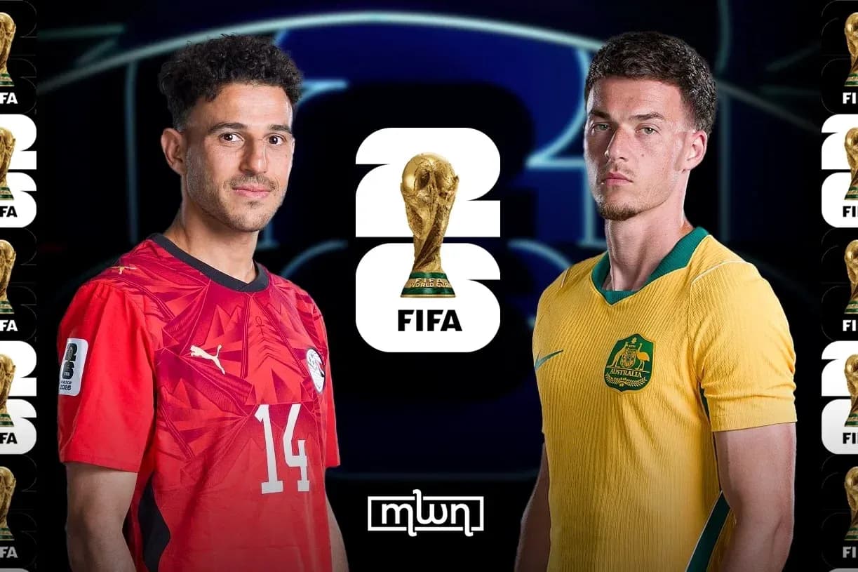 Jugadores de Australia y Egipto para la Copa del Mundo