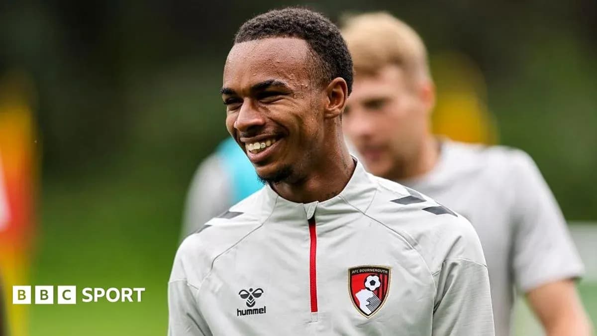 Jugador de AFC Bournemouth durante sesión de entrenamiento