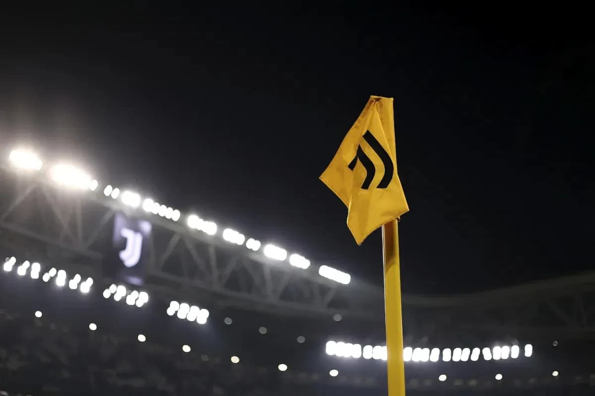 Esquina amarilla del estadio de la Juventus