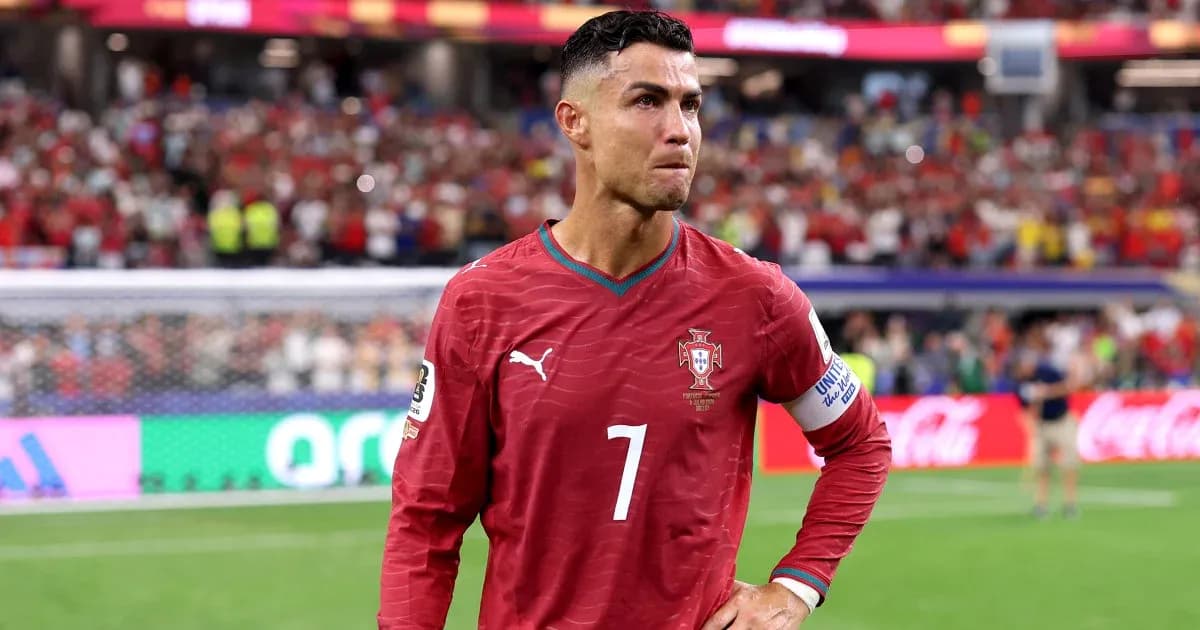 Cristiano Ronaldo en partido con selección de Portugal