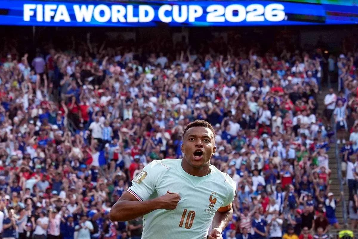 Jugador celebrando un gol en la Copa Mundial 2026