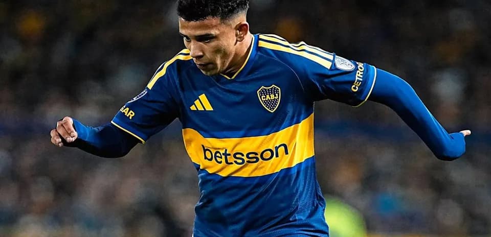 Jugador de Boca Juniors celebrando un gol