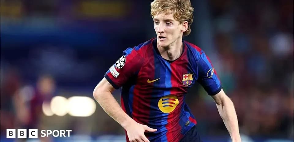 Jugador de Barcelona corriendo durante un partido