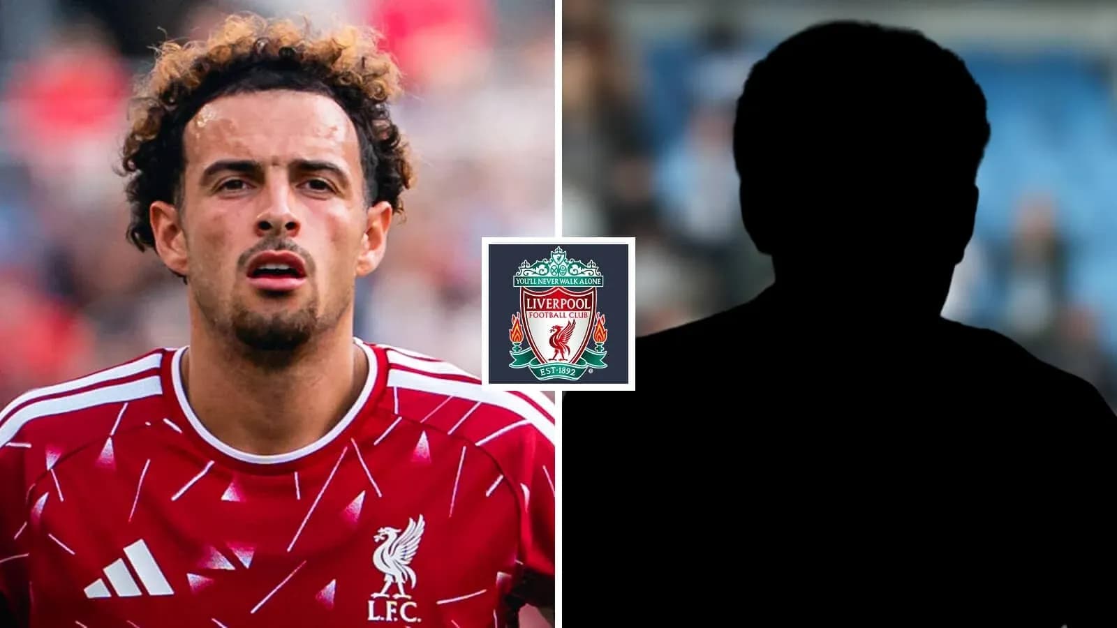 Jugador de Liverpool en acción con logo del club