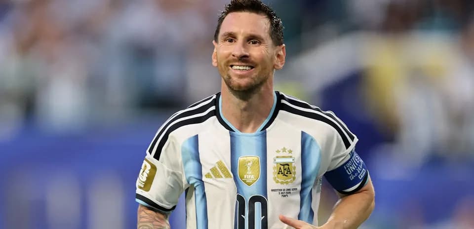 Jugador argentino sonriendo durante un partido