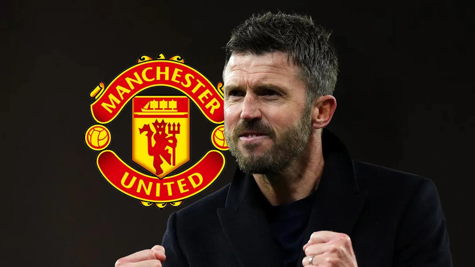 Entrenador de Manchester United con logo del club