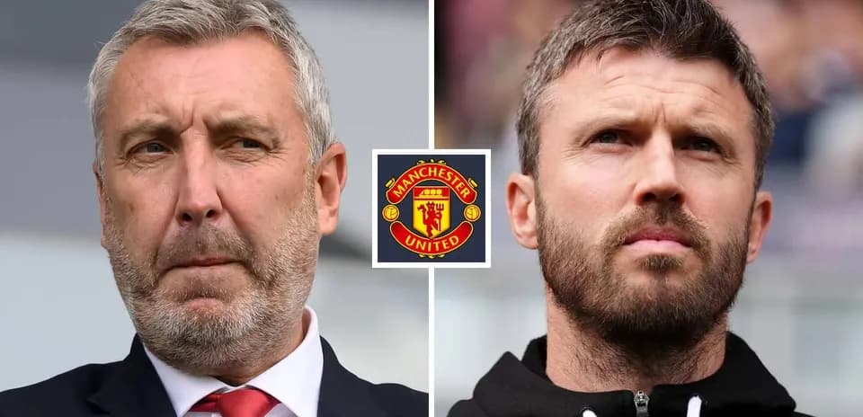 Entrenadores de Manchester United en retrato dividido