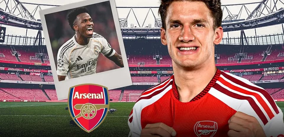 Jugadores de Arsenal y Real Madrid en el Emirates