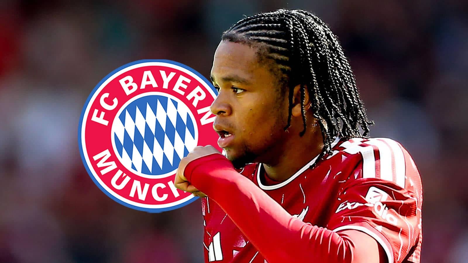 Jugador de FC Bayern Múnich en acción durante partido