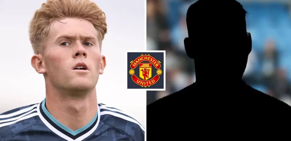 Jugador de Manchester United y silueta oscurecida