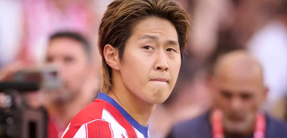 Jugador de Atlético de Madrid en el campo