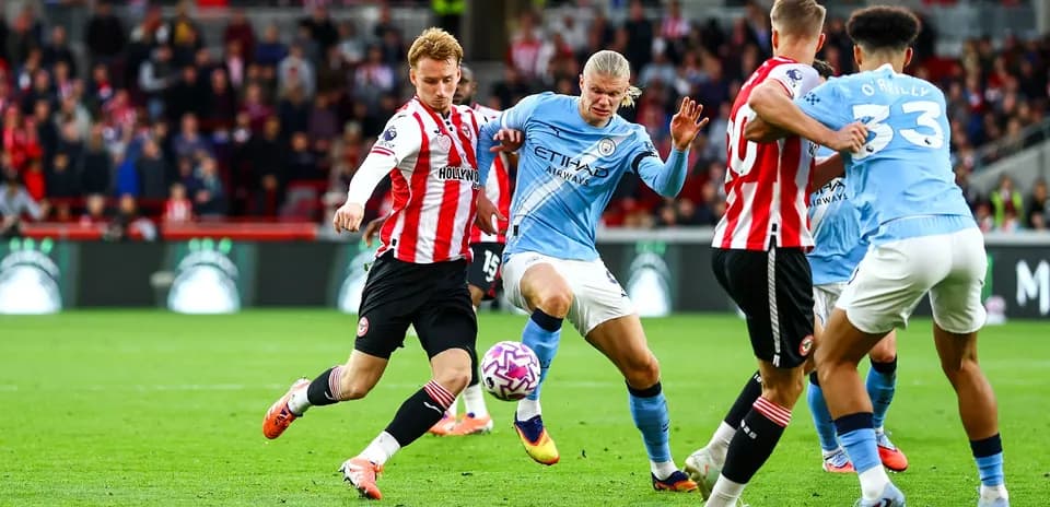 Juego entre Manchester City y Brentford en 2025