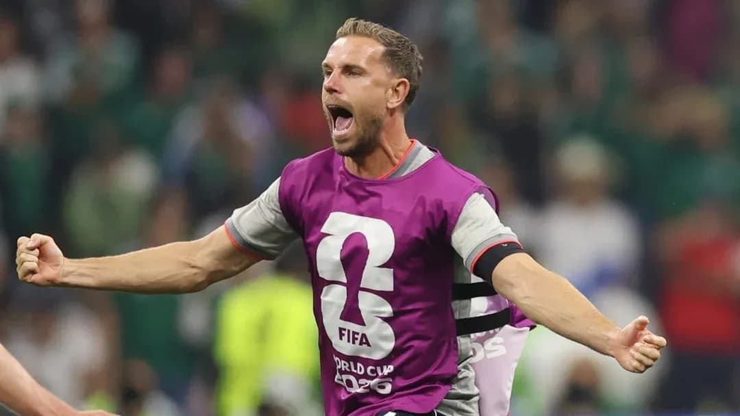Jugador celebrando con entusiasmo durante un partido