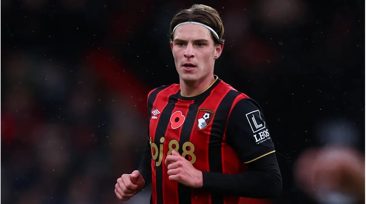 Jugador de AFC Bournemouth en acción durante partido
