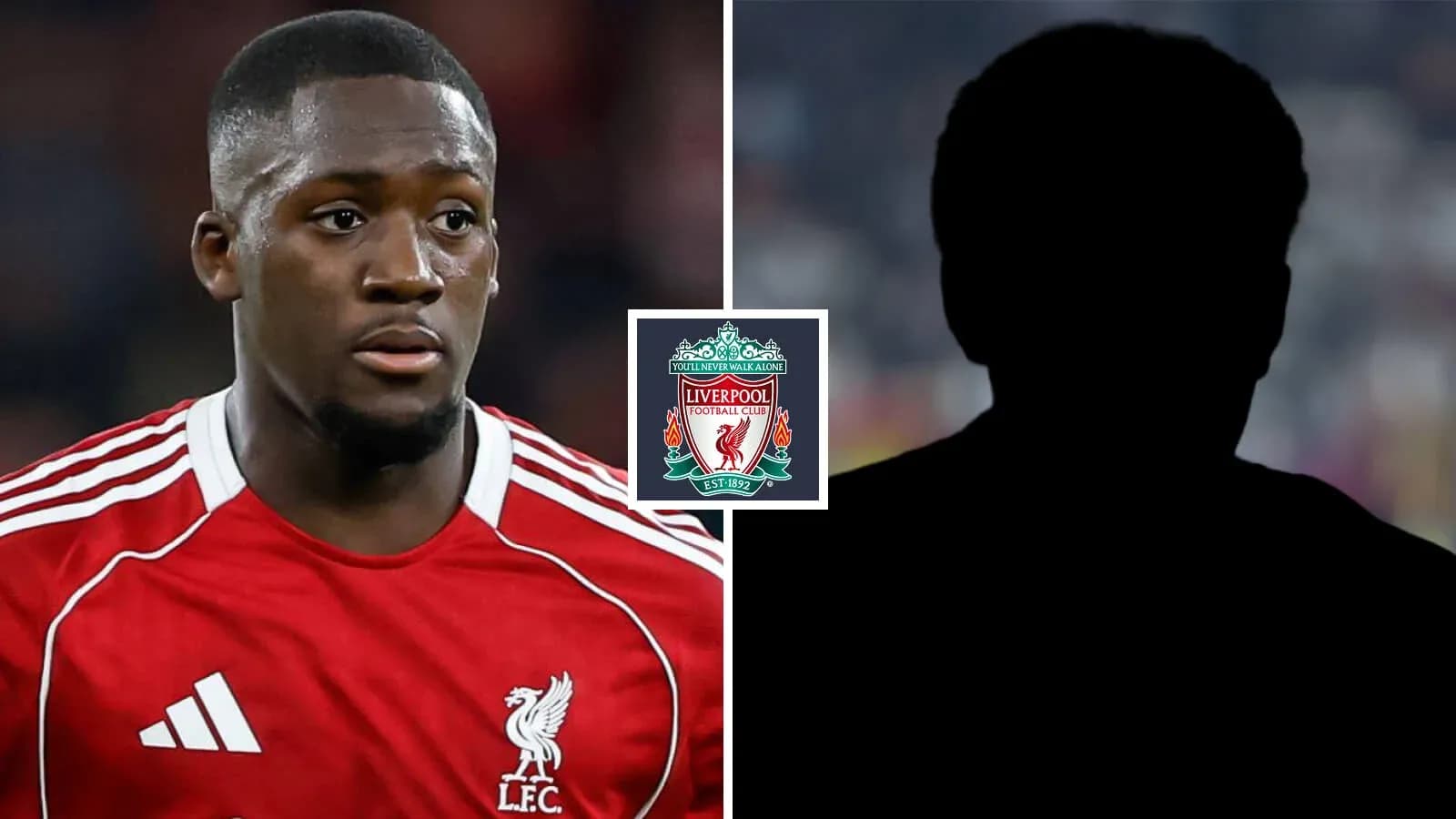 Jugador de Liverpool en camiseta roja con logo