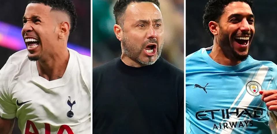 Jugadores de fútbol y entrenador en acción