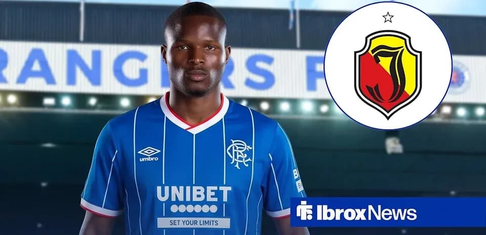 Jugador de Rangers posando en uniforme azul
