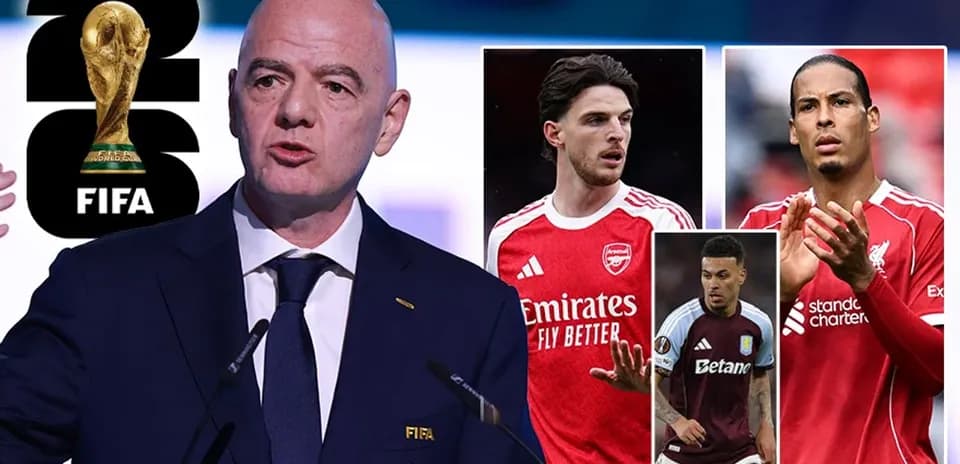 Gianni Infantino hablando sobre la Copa Mundial FIFA 2026