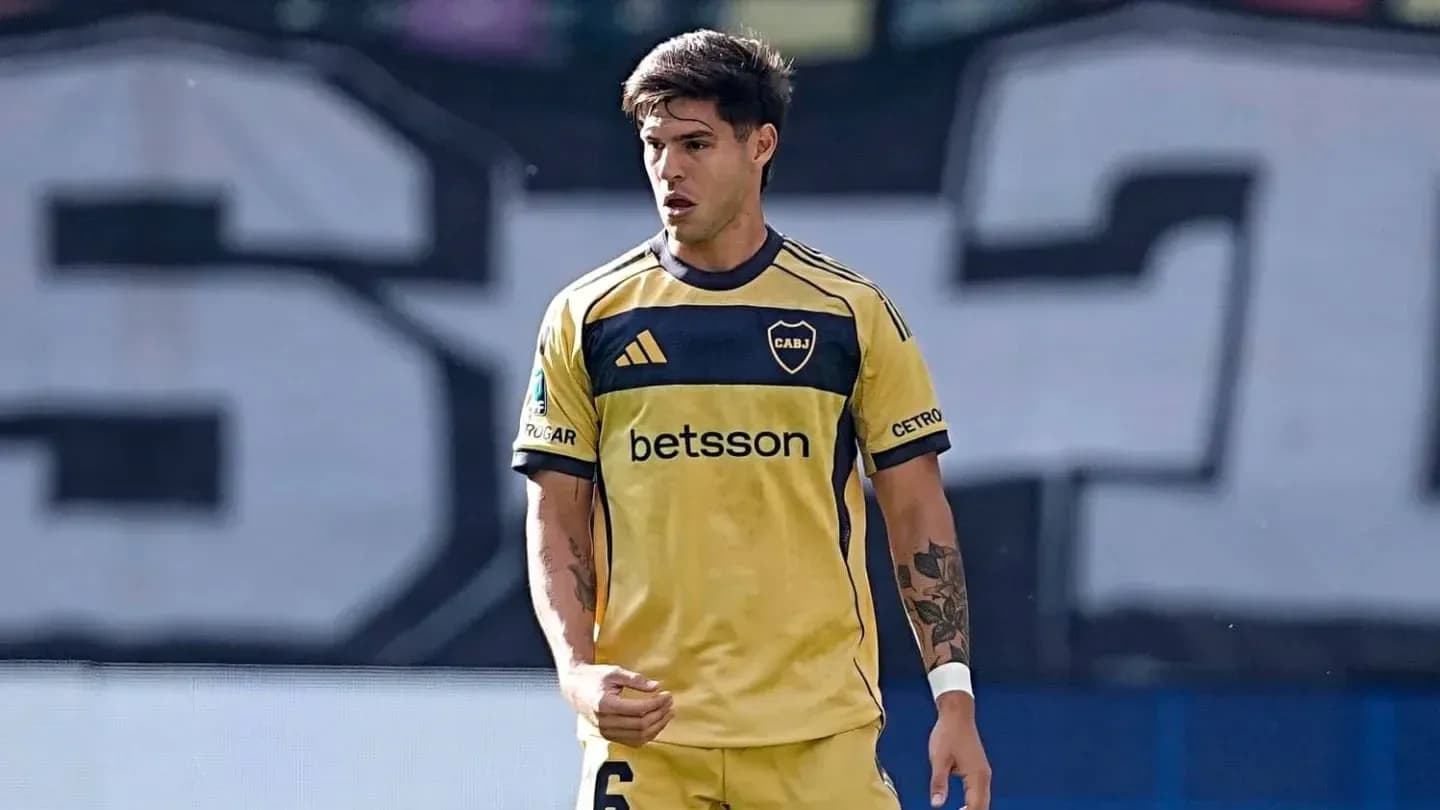 Jugador de Boca Juniors en el partido