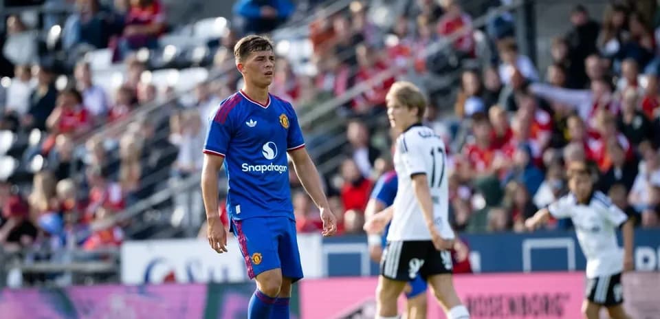 Jugador de Manchester United en acción durante partido