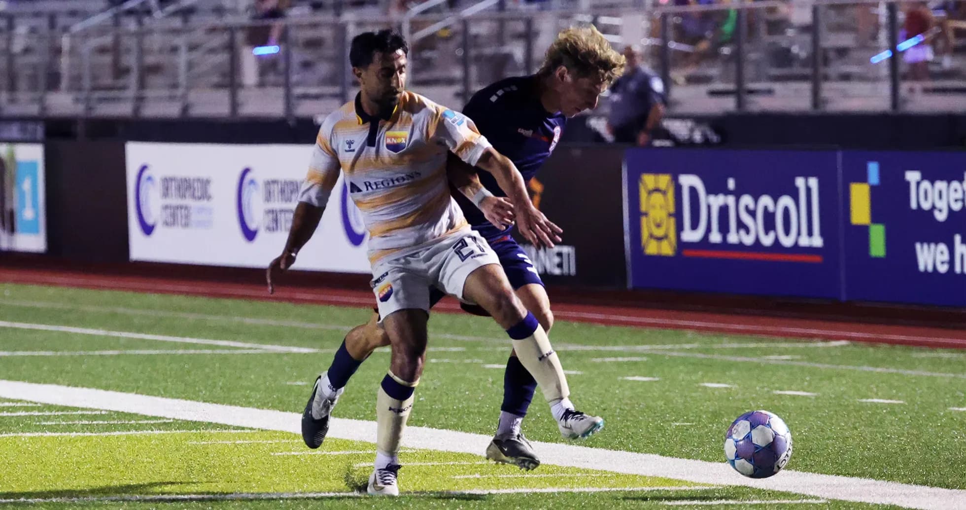 Jugador de Knoxville en acción durante el partido