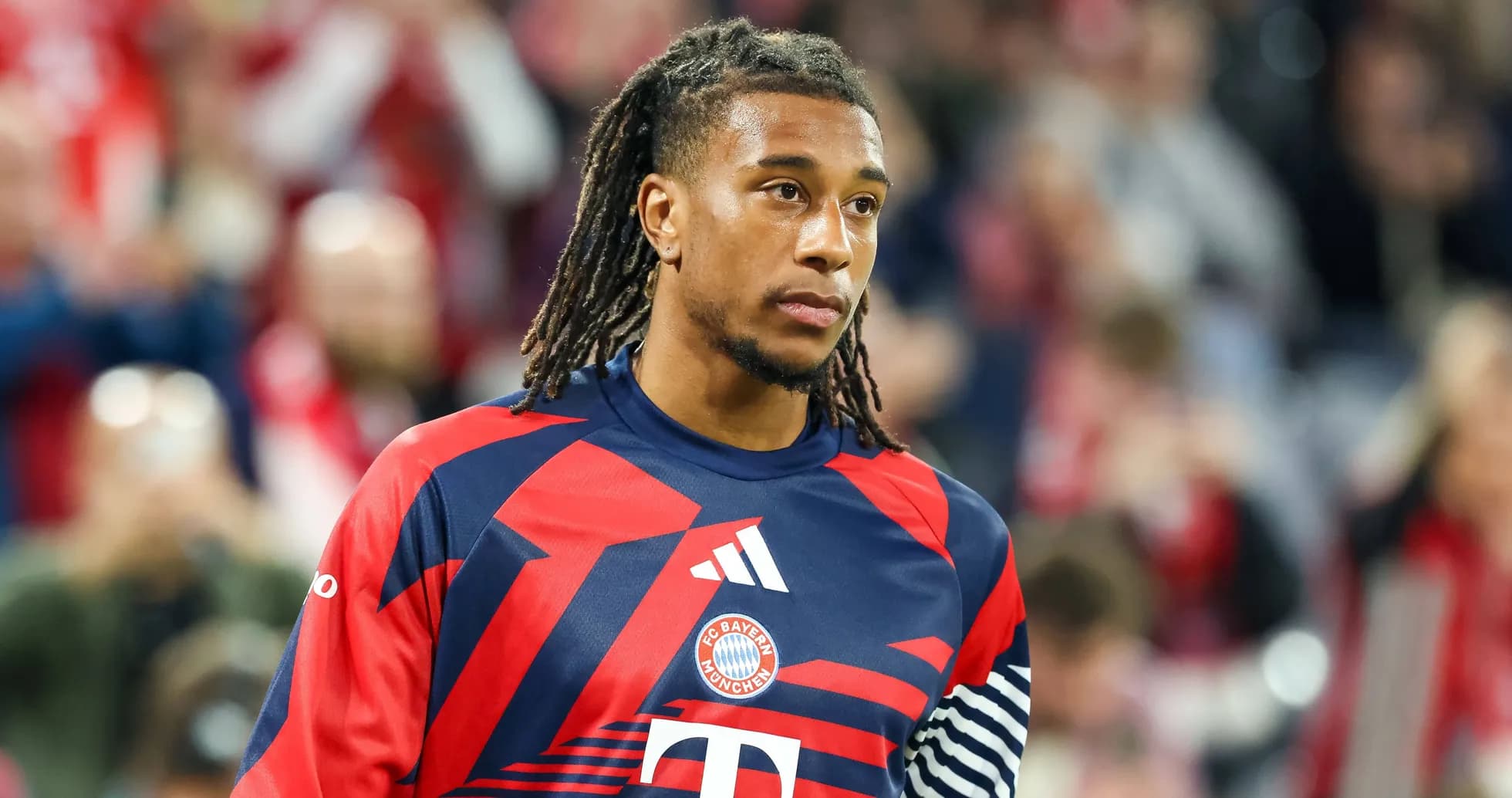 Jugador de Bayern Múnich en el campo de juego
