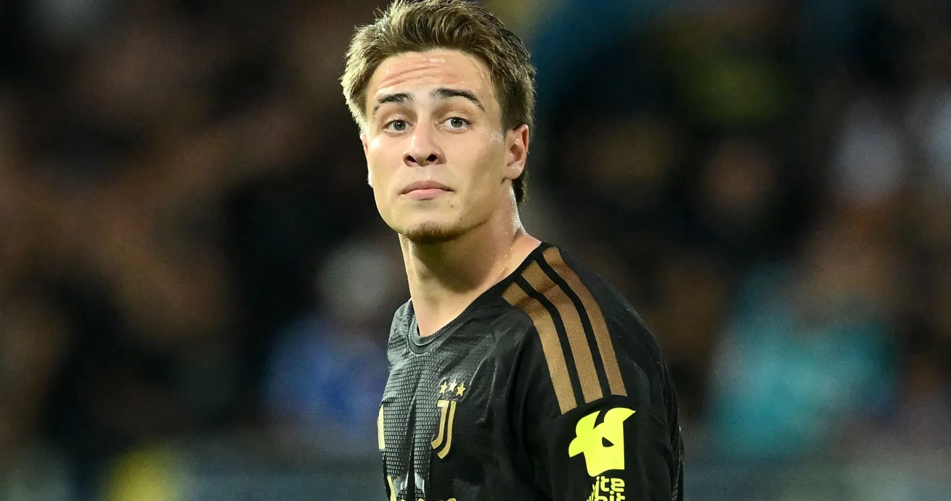 Jugador de Juventus en el campo durante un partido