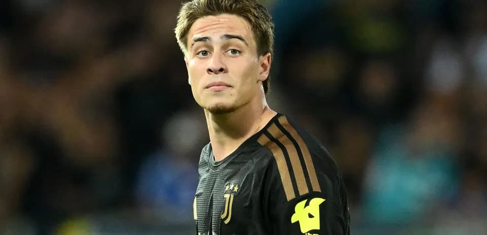 Jugador de Juventus en el campo durante un partido