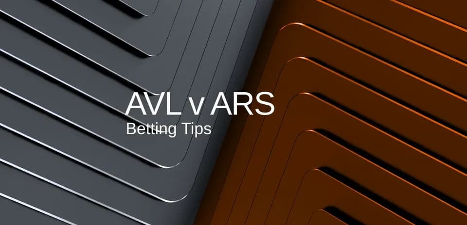 Fondo con texto de consejos de apuestas para AVL v ARS
