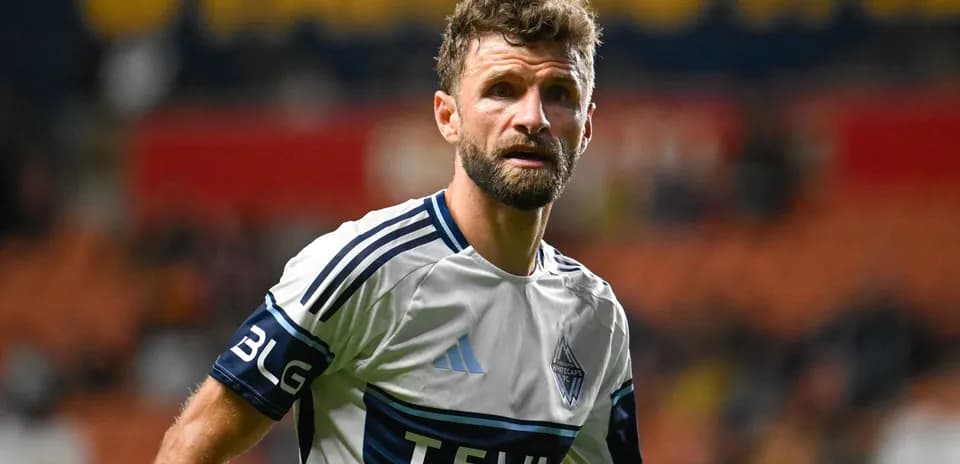 Jugador de Vancouver Whitecaps FC en acción