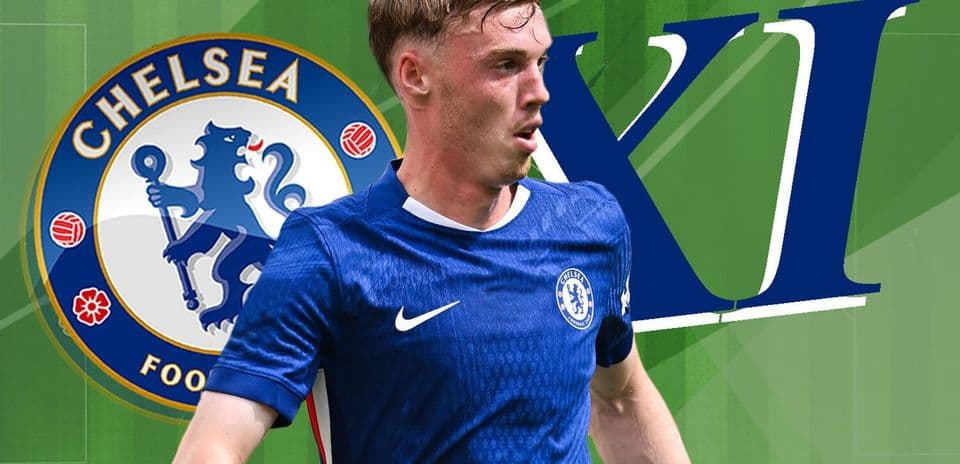 Jugador de Chelsea en uniforme azul durante partido