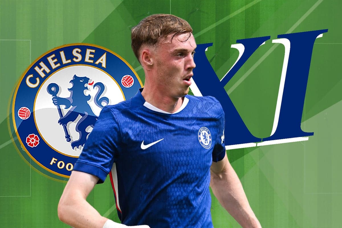Jugador de Chelsea en uniforme azul durante partido