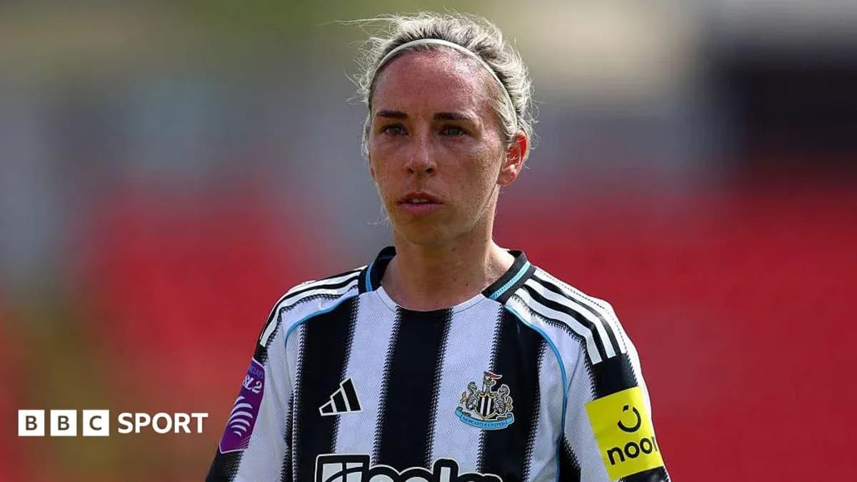 Jugadora de Newcastle en el campo durante un partido