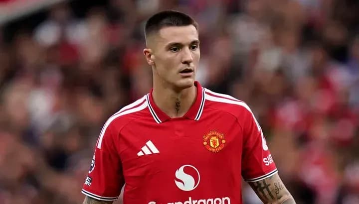 Jugador de Manchester United en el campo