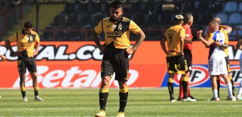 Jugadores de Coquimbo Unido en el partido